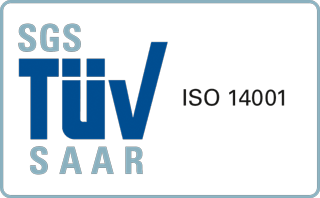 Zertifikat TÜV Saar ISO 14001